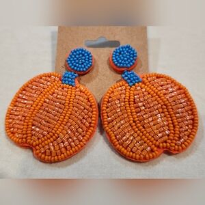 Seeded bead earrings